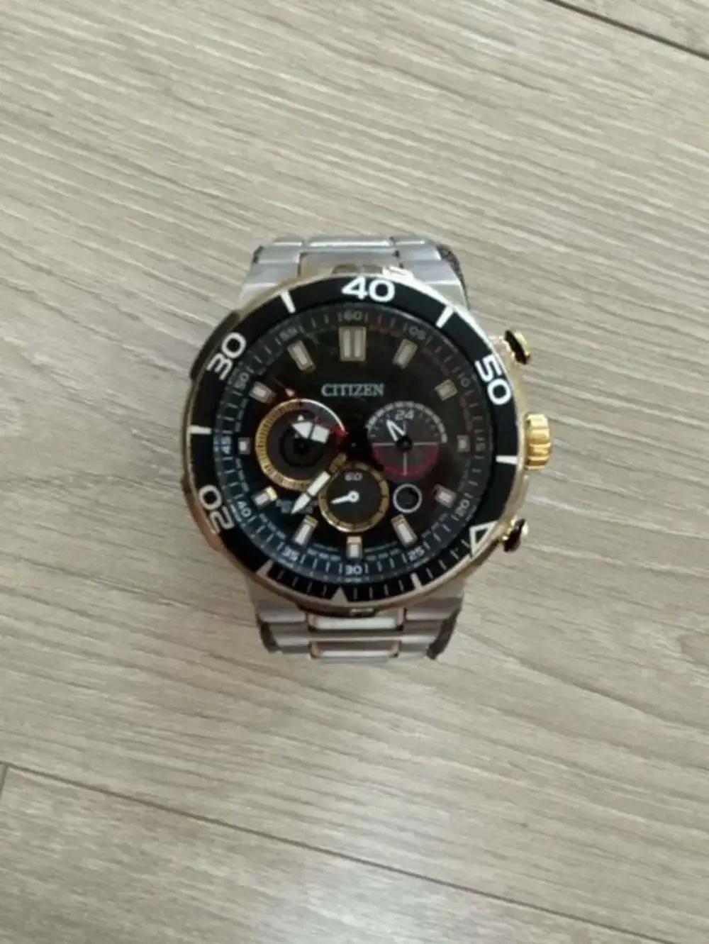 Citizen Eco-Drive Brycen Two-Tone Chronograph Men's Watch CA4258-87E